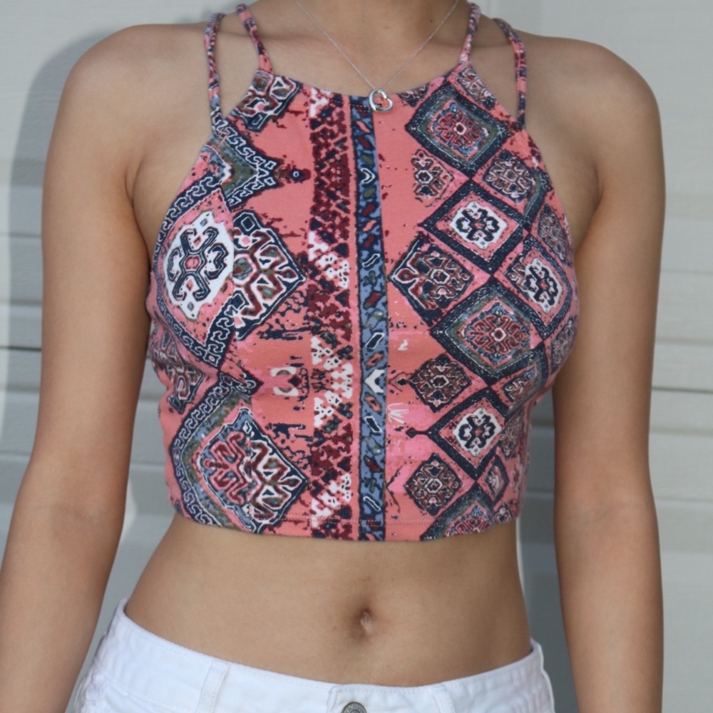 Hollister multicolor croptop